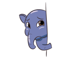 Tongdee - Funny and Lovely Elephant sticker #3427851
