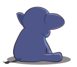Tongdee - Funny and Lovely Elephant sticker #3427856