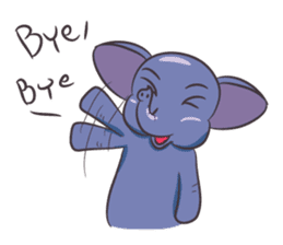Tongdee - Funny and Lovely Elephant sticker #3427862