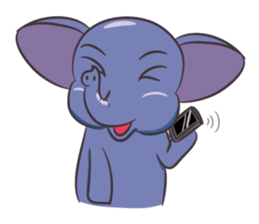 Tongdee - Funny and Lovely Elephant sticker #3427863