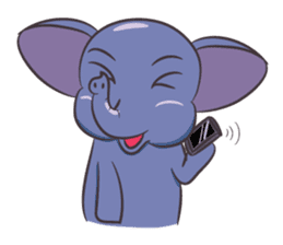 Tongdee - Funny and Lovely Elephant sticker #3427863