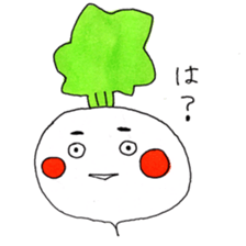 annoyed Turnip2 sticker #3427867