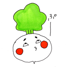 annoyed Turnip2 sticker #3427868