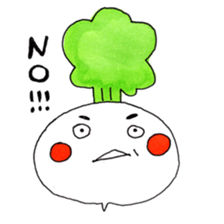 annoyed Turnip2 sticker #3427871