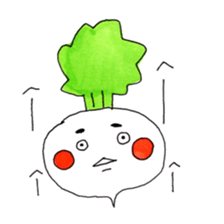 annoyed Turnip2 sticker #3427887