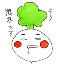 annoyed Turnip2 sticker #3427896