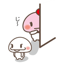 Story of the love of strawberry Daifuku sticker #3428268