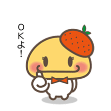 Story of the love of strawberry Daifuku sticker #3428274