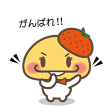 Story of the love of strawberry Daifuku sticker #3428278