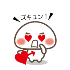 Story of the love of strawberry Daifuku sticker #3428298