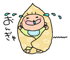 One year of the baby sticker #3428470