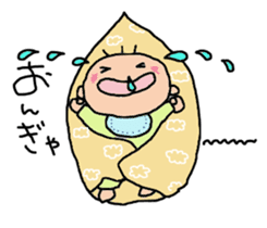 One year of the baby sticker #3428470