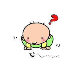 One year of the baby sticker #3428484