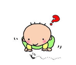 One year of the baby sticker #3428484