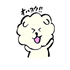 A Maltese dog and toy poodle sticker #3428814