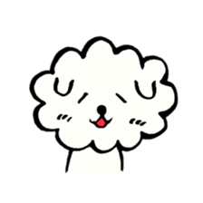 A Maltese dog and toy poodle sticker #3428822