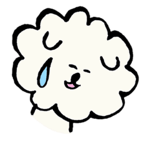 A Maltese dog and toy poodle sticker #3428836