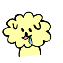A Maltese dog and toy poodle sticker #3428837