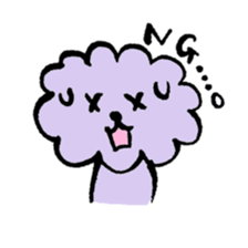 A Maltese dog and toy poodle sticker #3428841