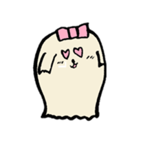 A Maltese dog and toy poodle sticker #3428844