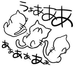 Painter cat sticker #3429393