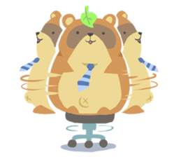 Mr.Pooh (office) sticker #3430004