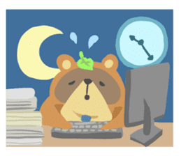 Mr.Pooh (office) sticker #3430023