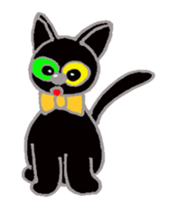 Hat cat keith sticker #3430340