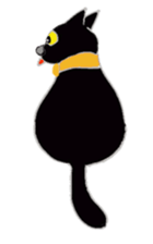 Hat cat keith sticker #3430346