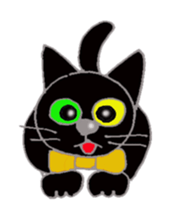 Hat cat keith sticker #3430349