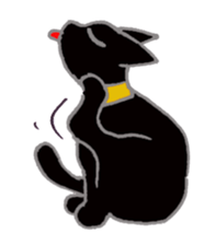 Hat cat keith sticker #3430352