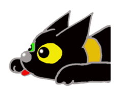 Hat cat keith sticker #3430355