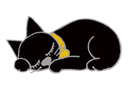 Hat cat keith sticker #3430363