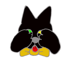 Hat cat keith sticker #3430367