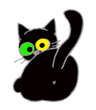 Hat cat keith sticker #3430368