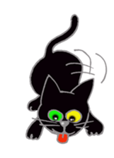 Hat cat keith sticker #3430373