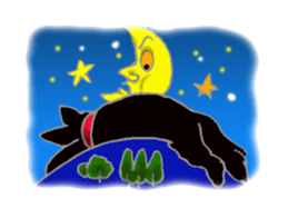 Hat cat keith sticker #3430377