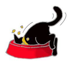 Hat cat keith sticker #3430384