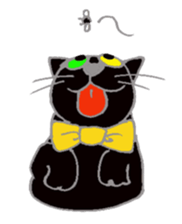 Hat cat keith sticker #3430393