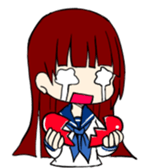 Heart and Girl sticker #3430486