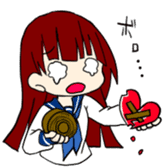 Heart and Girl sticker #3430503