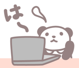 Days of novice nurse Panda sticker #3430688
