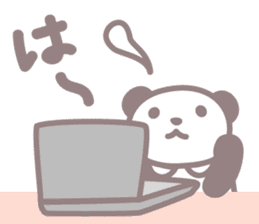 Days of novice nurse Panda sticker #3430688