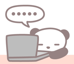 Days of novice nurse Panda sticker #3430689