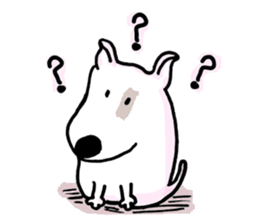Arron the Bull Terrier sticker #3431355
