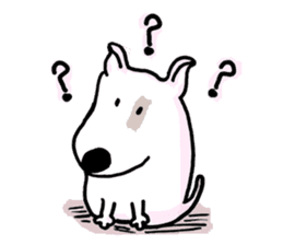 Arron the Bull Terrier sticker #3431355