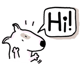 Arron the Bull Terrier sticker #3431356
