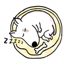 Arron the Bull Terrier sticker #3431357