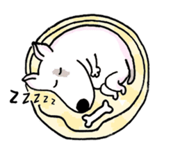 Arron the Bull Terrier sticker #3431357