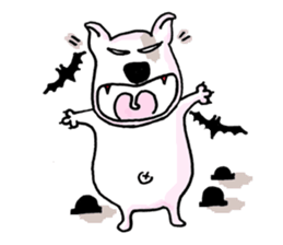 Arron the Bull Terrier sticker #3431358